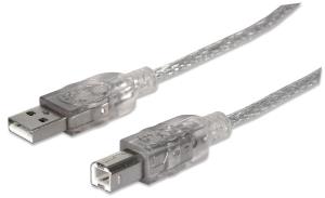 340458 INTELLINET/MANHATTAN USB-A TO USB-B CABLE 3M-