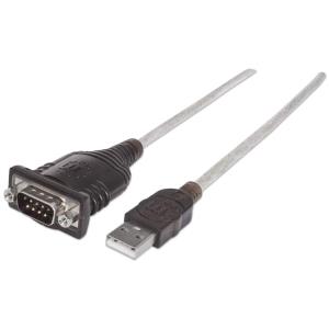 205153 INTELLINET/MANHATTAN USB-A TO SERIAL CABLE 45CM-