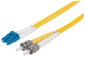 EU Product - LWL Anschlusskabel LC/ST  2m Singlemode OS2 gelb thumbnail