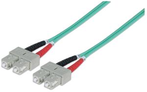 EU Product - LWL Anschlusskabel SC/SC 5m  Multimode OM3 aqua thumbnail