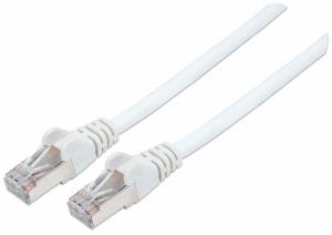 741392 INTELLINET/MANHATTAN Patchkabel Cat6a-Stecker/Cat7-Rohkabel 3m wei