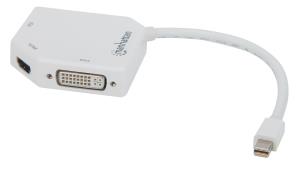 207362 INTELLINET/MANHATTAN 3-in-1  4K Mini-DisplayPort-Adapter HDMI/DVI/VGA