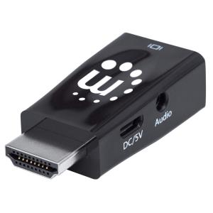 151542 INTELLINET/MANHATTAN HDMI auf VGA-Mikrokon. optional MikroUSB Stromport