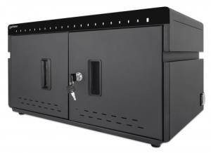 715959 INTELLINET/MANHATTAN Charging Cabinet/Cart via USB-C x20 Devices, Desktop, Power Delivery 18W per ...