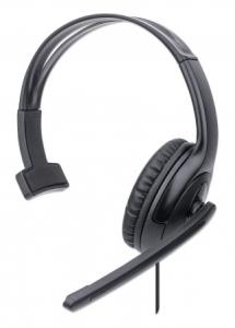 180504 INTELLINET/MANHATTAN HEADSET MONO USB-A OVER-EAR-