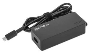 102490 INTELLINET/MANHATTAN USB-C Power Delivery Laptop Charger 65W, AC to Type-C Power Adapter, Universa...