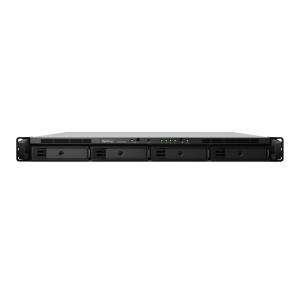 RS1619XS+ SYNOLOGY Rackstation RS1619xs+ 4 bay. Intel Xeon D-1527 quad-core 2.2GHz; Turbo Boost up to 2.7GHz; 8 GB DDR4-2133 ECC UDIMM (expandable up to 64 GB); 4 x Gigabit (RJ-45). Rail kit not included