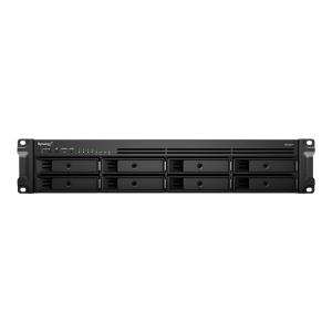RS1221+ 8-bay ultra-compact network attached storage solution; designed for enterprises looking for a cost-effective consolidated backup solution; AMD RyzenTM V1500B quad-core 2.2 GHz and 4GB DDR4 onboard (expandable up to 32 GB) thumbnail