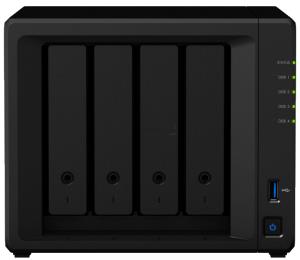DS423+ SYNOLOGY Disk Station DS423+ - NAS server - 4 bays - SATA 6Gb/s - RAID 0, 1, 5, 6, 10, JBOD - RAM 2 GB - Gigabit Ethernet - iSCSI support