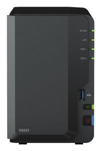 DS223 2 bay NAS + 2pcs Synology 12TB H thumbnail