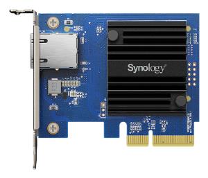 E10G30-T1 Single-port 10GbE 10GBASE-T add-in card for Synology systems. Replaces E10G18-T1 (DSM 7.1.1-42962 Update 5 required) thumbnail