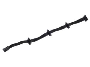 Molex to 4 x SATA Black Sleeved Cable 30cm thumbnail