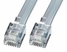 EU Product - RJ-12 Kabel 6/6 1:1-verbunden 2m thumbnail
