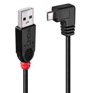 EU Product - USB 2.0 Kabel Typ A/Micro-B 90� gewinkelt M/M 0.5m thumbnail