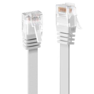 EU Product - Patchkabel Cat6 Flachband ungeschirmt wei� 5.00m thumbnail