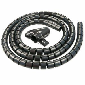 EU Product - Kabelspirale flexibel 25mm Durchmesser schwarz thumbnail