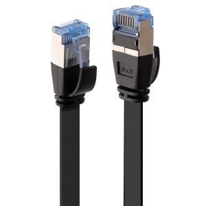EU Product - Patchkabel Cat6A U/FTP Flachband schwarz 5.00m thumbnail