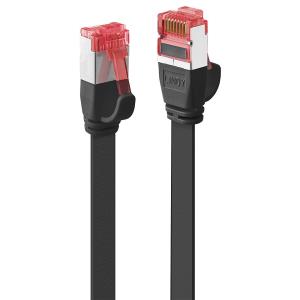 EU Product - Patchkabel Cat6 U/FTP Flachband schwarz 5.00m thumbnail
