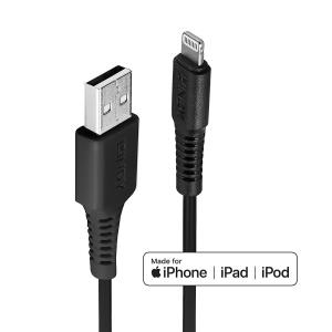 EU Product - USB an Lightning Kabel schwarz 1m thumbnail