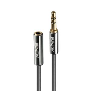 35329 LINDY 3m 3.5mm Extension Audio Cable - Cromo Line - 3.5mm - Male - 3.5mm - Female - 3 m - Anthracite