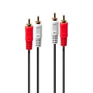EU Product - Audiokabel Stereo 2xRCA/2xRCA M/M 5m thumbnail