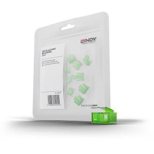 40473 LINDY Rj545 Port Locks Green 20Pcs.