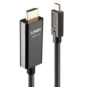 43315 LINDY 5MUSBTYPECTOHDMI4K60ADAPTERCABLEWIT