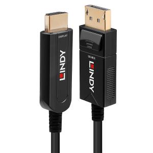 38491 LINDY DP 1.2 auf HDMI 18G AOC Kabel, 20m