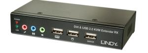 39377 LINDY 39377 - 1600 x 1200 pixels - Ethernet LAN - Black