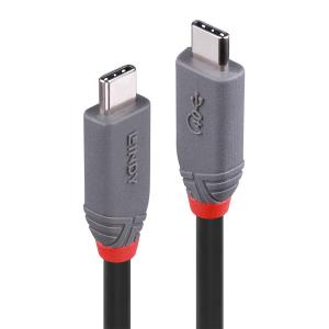 0.8M USB 4 TYPE C CABLE ANTHRA thumbnail