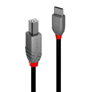 36942 LINDY 2M USB 2.0 TYPE C TO B CABLE