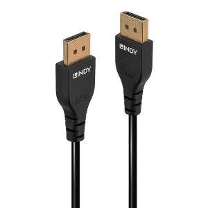 36460 LINDY 0.5m Slim DisplayPort 1.4 Cable