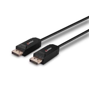38525 LINDY 50m Fibre Optic Hybrid DisplayPort 2.0 UHBR10 Kabel