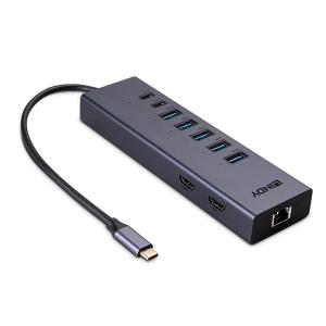 EU Product - DST-Mini Duo, USB C Laptop Mini Dock 2x 4K HDMI thumbnail
