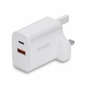 30W USB TYPE A & C CHARGER UK PLUG thumbnail