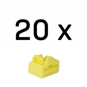 RJ45 PORT LOCKS YELLOW 20PCS thumbnail