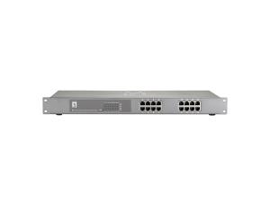 FEP-1612W120 LEVEL ONE 16-Port Fast Ethernet PoE Switch- 802.3at PoE+- 120W