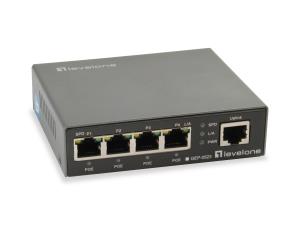 GEP-0523 LEVEL ONE GEP-0523 - Switch - 4 x 10/100/1000 (PoE+)