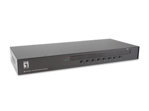 EU Product - LevelOne KVM Switch  8-Port PS/2 USB 1.1x2 VGA Daisy-Chainsw thumbnail