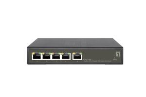EU Product - LevelOne PoE+Switch  4xGE PoE/1xGE    65W Hilbert SL managed thumbnail
