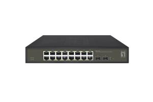 EU Product - LevelOne Switch 16xGE/2xSFP           19