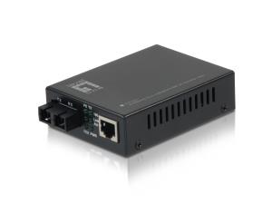 FVT-2201 LEVEL ONE LevelOne RJ45 to SC Fast Ethernet Media Converter, Single-Mode Fiber, 20km                                                                            