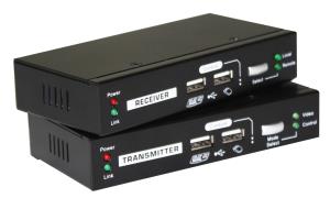 KVM-9036 LEVEL ONE KVM-9036 - A single; inexpensive Cat.5 or above UTP cable replaces bulky KVM cables; Access a computer; server or KVM switch up to 100m away.; Easy to install and use with plug-and play functionality; LED indicators for computer status or data transmissio