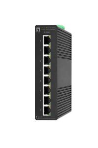 EU Product - LevelOne Industr.Switch  8xGE/IP30+DIN    Hilbert SL managed thumbnail