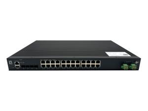 EU Product - LevelOne Industr.PoE Switch 24xGE PoE/+      370W Managed L2 thumbnail