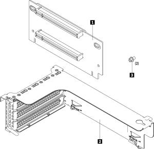 EU Product - DCG S x16/x8 PCIe Riser thumbnail