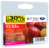 Jettec Compat CANON CLI-521MMAGENTA INK 9ML thumbnail