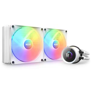 RL-KR280-W1 NZXT Kraken 280 White RGB Fans Liquid Cooler