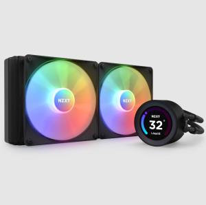 RL-KR28E-B1 NZXT Kraken Elite 280 RGB - All-in-one liquid cooler - 14 cm - 90.79 cfm - Black