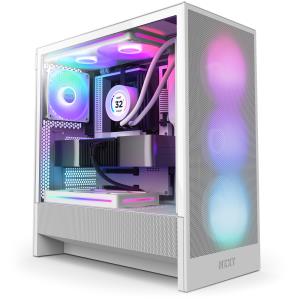 H5 Flow RGB (2024) Mid Tower Case - White thumbnail